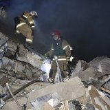 Le bombardement de samedi a touché deux immeubles d'un quartier d'habitations de Dnipro.
